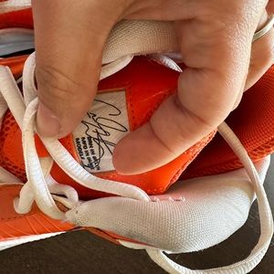 SIGNED NIKE Jordan Melo M8 Flywire Syracuse 2011 Basketball Shoes size 12 Men’s